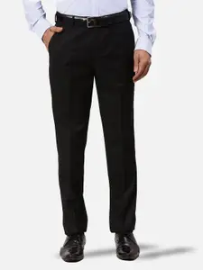 Park Avenue Men Solid Slim Fit Formal Trousers