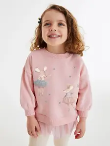 StyleCast x Revolte Girls Printed Pure Cotton Top with Leggings