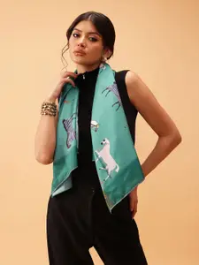 Silk Land Women Printed Scarf