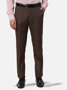 Park Avenue Men Solid Slim Fit Trousers