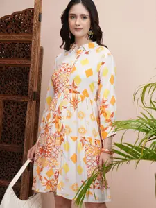 Vishudh women Floral Printed Shirt Dress