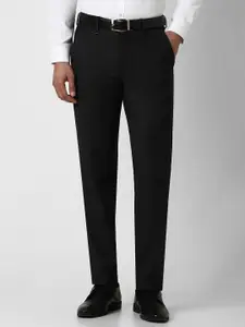 Van Heusen Men Printed Slim Fit Formal Trousers