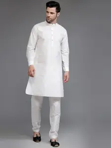 Utsav Fashion Mandarin Collar Kurta With Pyjama