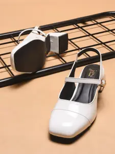 JM Looks Women Ethnic Backstrap Block Heels Sandals