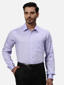Park Avenue Men Spread Collar Solid Cotton Formal Shirt