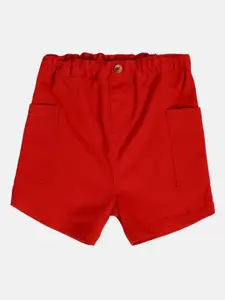 MINI KLUB Boys Knee Length Regular Solid Shorts