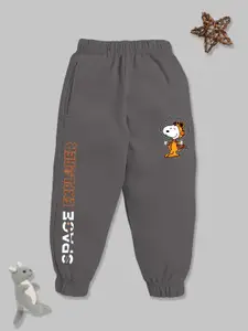 YK X Minute Mirth Boys Peanuts Printed Fleece Joggers