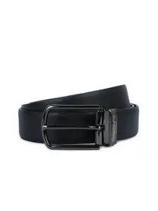 Elite Crafts Men Textured Leather Reversible Formal Belt