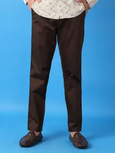 V-Mart Men Mid-Rise Slim Fit Trousers