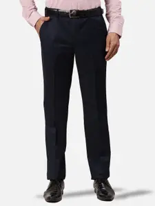 Park Avenue Men Solid Slim Fit Formal Trousers