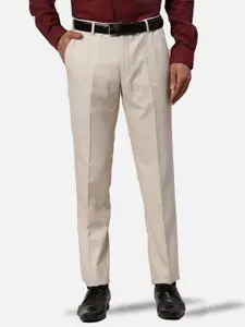 Park Avenue Men Solid Slim Fit Trousers