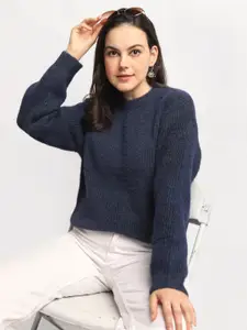 CHKOKKO Women Woollen Pullover