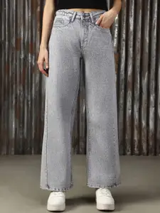 High Star Women 90'S Baggy Fit High-Rise Light Fade Jeans