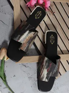 Denill Women Open Toe Flats for Women & Girl With Extra Soft Bottom & Non Slip Sole