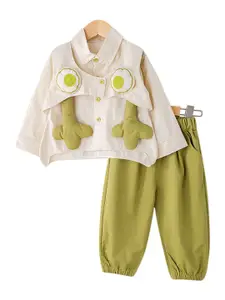 StyleCast x Revolte Girls Pure Cotton Top with Trousers