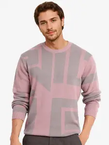 RARE RABBIT Men Printed Pullover