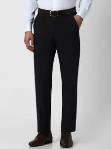 Van Heusen Men Mid-Rise Regular Trousers