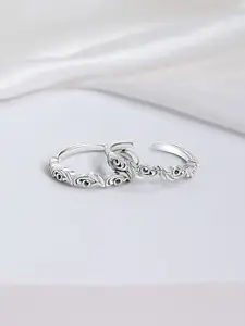 Zavya 925 Sterling Silver Rhodium-Plated Toe Rings