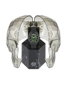 PHILIPP PLEIN Men Brass Dial & Stainless Steel Analogue Watch PWPNA0724