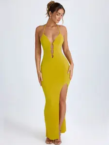 CLAFOUTIS Women Bodycon Maxi Dress