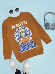 Pantaloons Junior Boys Graphic Printed Round Neck Cotton Pullover Sweatshirt