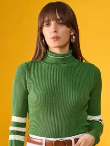 98 Degree North Women Striped Pullover