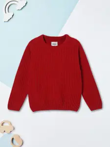 max Boys Self Design Pullover