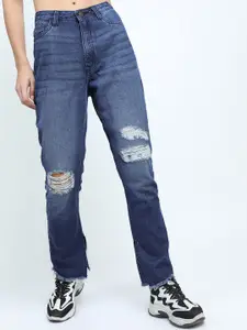 Tokyo Talkies Women Straight Fit Light Fade Stretchable Jeans