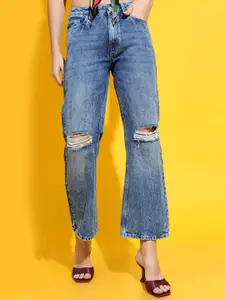 Tokyo Talkies Women Flared Light Fade Stretchable Jeans