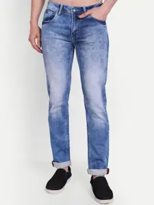 MEGHZ Men Micheal Slim Fit Light Fade Stretchable Jeans
