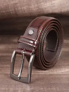 Peter England Men Solid Leather Formal Belt