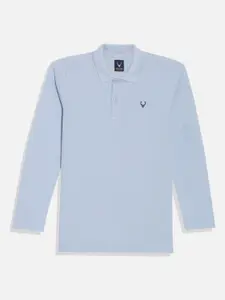 Allen Solly Junior Boys Solid Polo Collar Cotton T-shirt