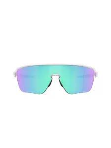 OAKLEY Men UV Protected Blue Lens Rectangle Sunglasses - 0OO941594150542