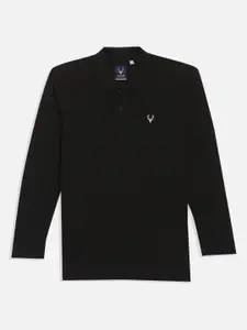 Allen Solly Junior Boys Solid Polo Collar Cotton T-shirt