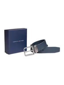Tommy Hilfiger Men Textured Leather Reversible Formal Belt