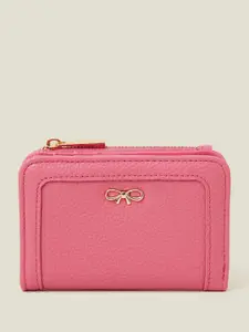 Accessorize Women Small Bow Wallet Green