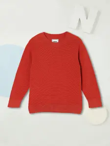 max Boys Cotton Round Neck Pullover Sweaters