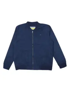 Gini and Jony Boys Mandarin Collar Cotton Sporty Jacket