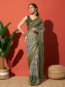 RACHNA Printed Ikat Saree