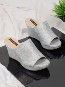 Flat n Heels Embellished Wedge Heel Sandals