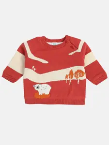 MINI KLUB Boys Round Neck Cotton Pullover