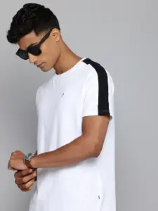 Indian Terrain Solid Pure Cotton T-shirt