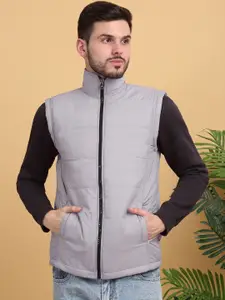 KLOTTHE Mock Collar Quilted Jacket