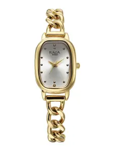 Titan Women Brass Embellished Dial & Bracelet Style Straps Analogue Watch 95309YM01