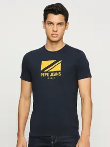 Pepe Jeans Typography Printed Slim Fit T-shirt