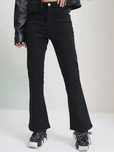 Tokyo Talkies Women Flared Stretchable Jeans