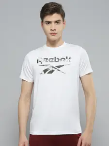 Reebok Brand Logo Printed  ID Camo Sports T-shirt