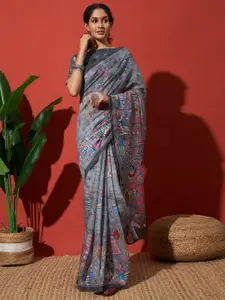 RACHNA Kalamkari Printed Saree