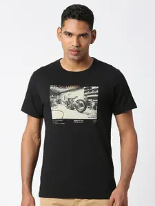 Pepe Jeans Graphic Printed Pure Cotton T-shirt