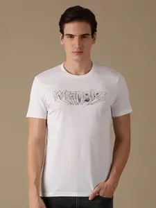 Wrangler Typography Printed Cotton T-shirt
